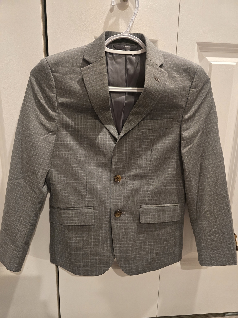 Ralph Lauren Light Gray Windowpane Sport Coat